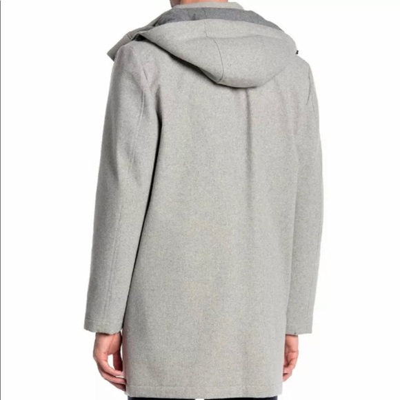 Tommy Hilfiger Snowdon Wool Blend Hooded Parka Coat Sz. 42R/ L - Picture 2 of 8